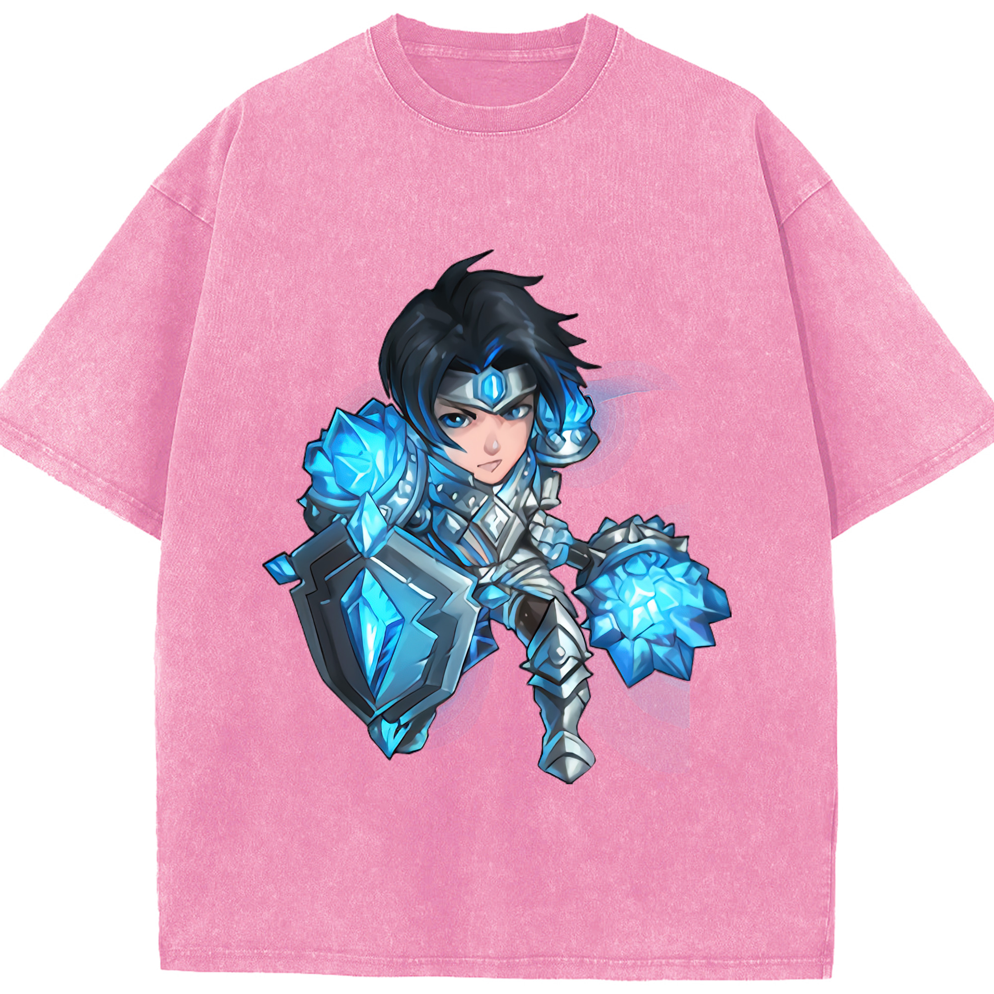 リーグ・オブ・レジェンド League of Legends LOL 綿100% ヴィンテージ風 半袖Tシャツ（フロントプリント）